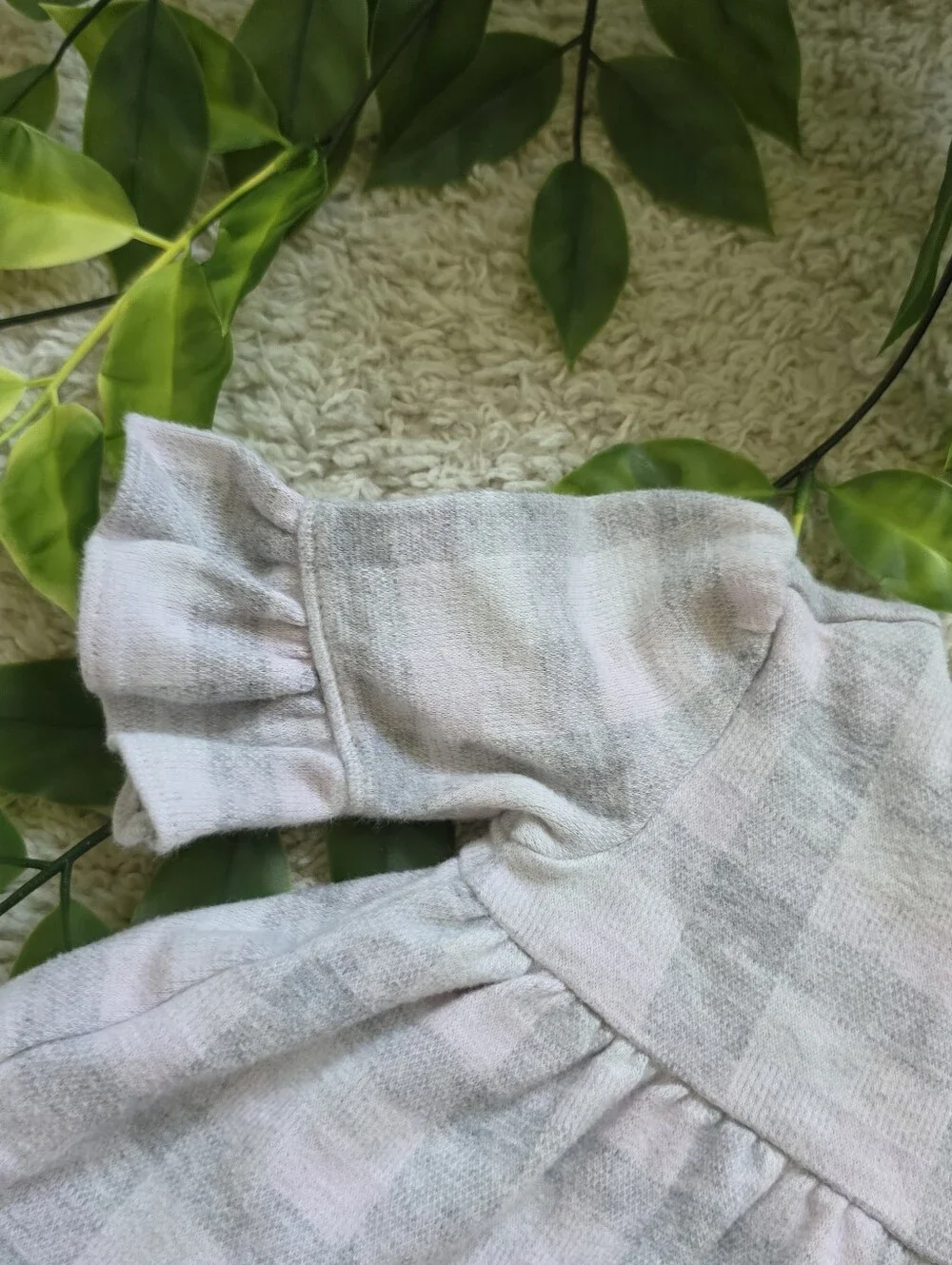 Baby Girl Ruffled Plaid Dress (6-12 Months)